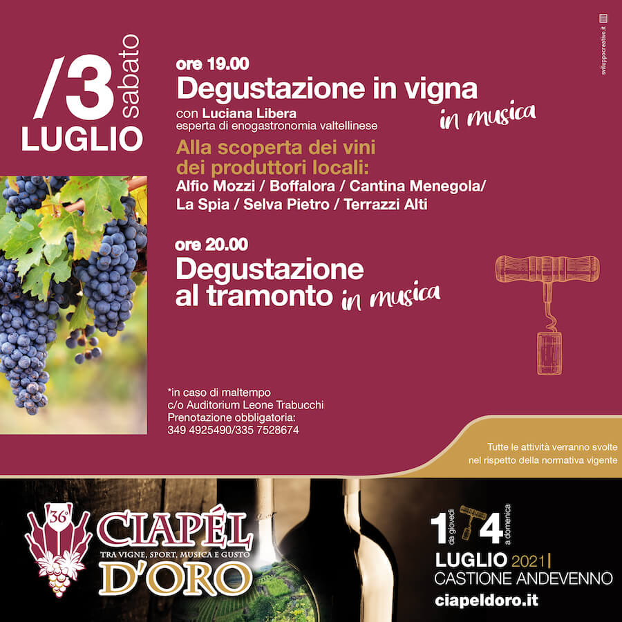 E' tempo di ricominciare a degustare vini | Blog di Valendario Valtellinese